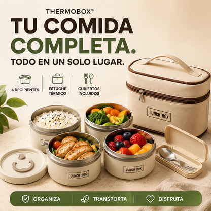 THERMOBOX® — TU COMIDA COMPLETA, ORGANIZADA Y LISTA PARA LLEVAR