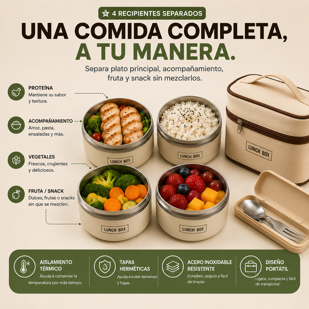 THERMOBOX® — TU COMIDA COMPLETA, ORGANIZADA Y LISTA PARA LLEVAR
