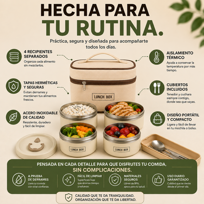THERMOBOX® — TU COMIDA COMPLETA, ORGANIZADA Y LISTA PARA LLEVAR